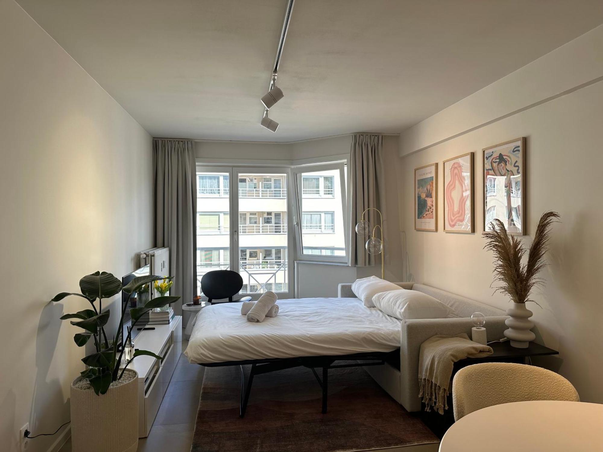Studio F - 2 Personen - Op 250M Van De Zee Ostende Exterior foto